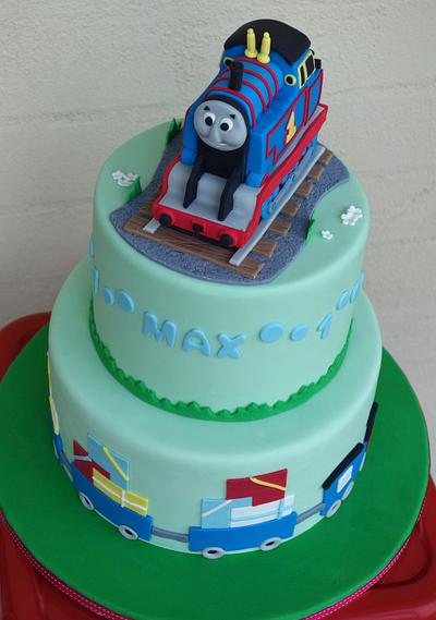 Thomas 2 Tiered Cake - Cake by Jaymie