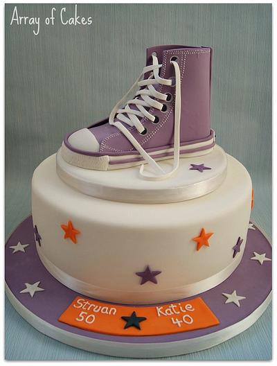 Converse Trainer Birthday Cake - Cake by Emma