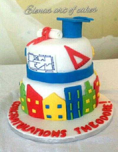 Graduation cake - Cake by elenasartofcakes