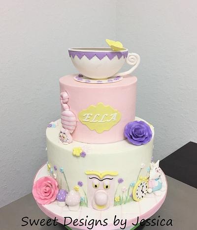 Ella's 1st - Cake by SweetdesignsbyJesica