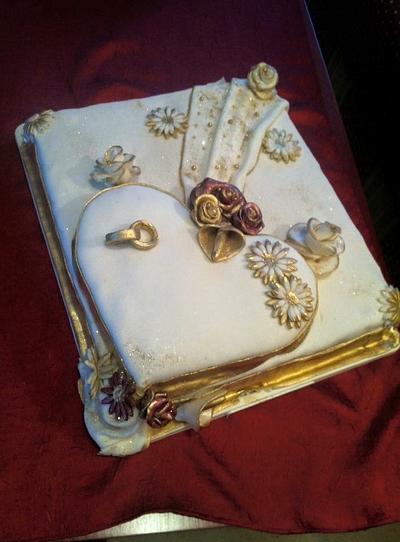 Golden cake - Cake by Gaby