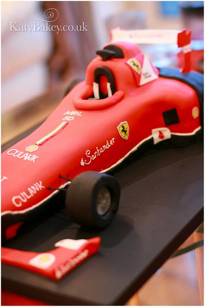 Ferrari F1 car - Cake by Katy Davies