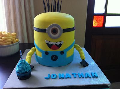 Minion Cake - Cake by CakeIndulgence