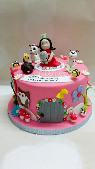 Fairyland theme cake - Cake by toppings