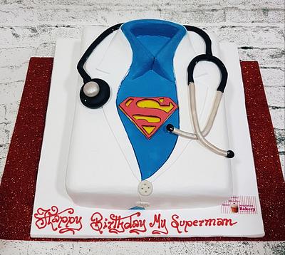 DR.Superman  - Cake by Michelle's Sweet Temptation