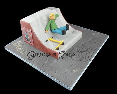 Skate park  - Cake by GenerousTreats