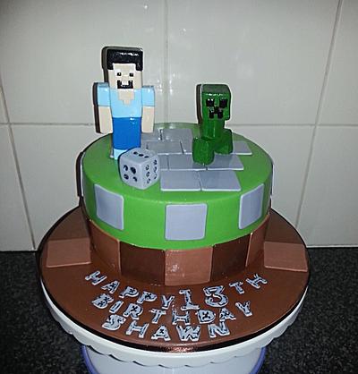 Minecraft cake - Cake by The Custom Piece of Cake