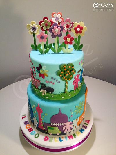 CAKE FINALIST -il mondo dell'infanzia- - Cake by maria antonietta motta - arcake -