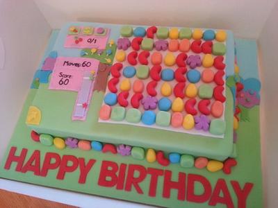 Candy Crush Cake - Cake by Lucy Dugdale