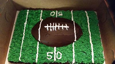 football cake  - Cake by MelissaElkin