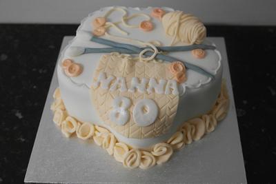 knitting nanna - Cake by Justine