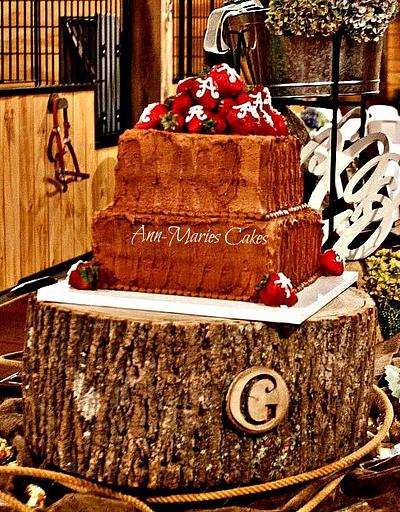 Rustic Groom's cake - Cake by Ann-Marie Youngblood
