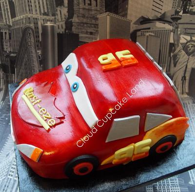 Lightning McQueen - Cake by Deb