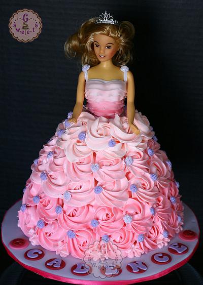 Ombre Barbie Cake - Cake by G Sweets