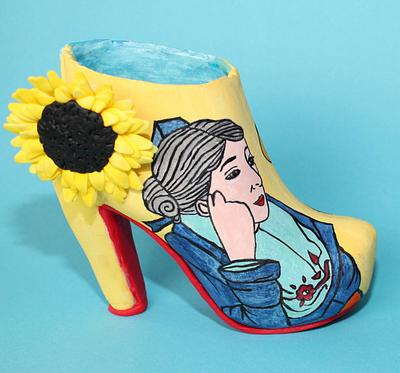 Pop-art shoe Van Gogh - Cake by Slindt