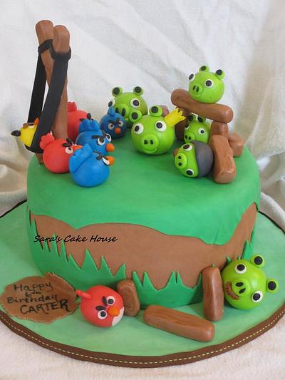 Angry Birds Cake - Cake by Sara's Cake House