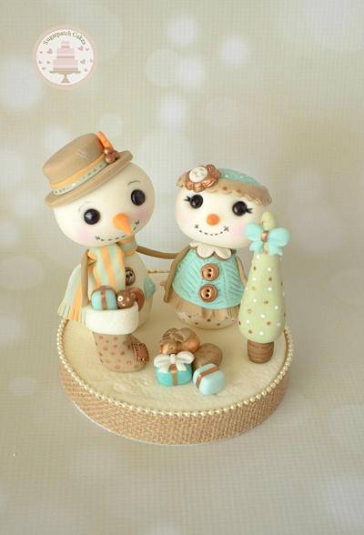 Snow People - Cake by Sugarpatch Cakes