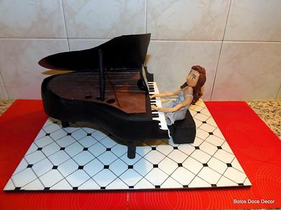 Piano Cake / Bolo Piano - Cake by Bolos Doce Decor