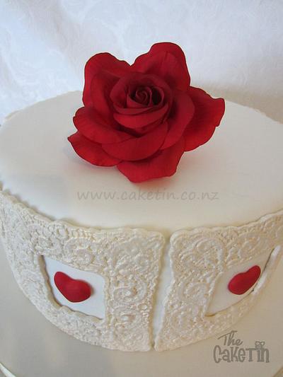 Golden wedding anniversary cake - Cake by The Cake Tin