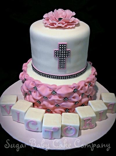Baby Dedication Cake - Cake by Kristi