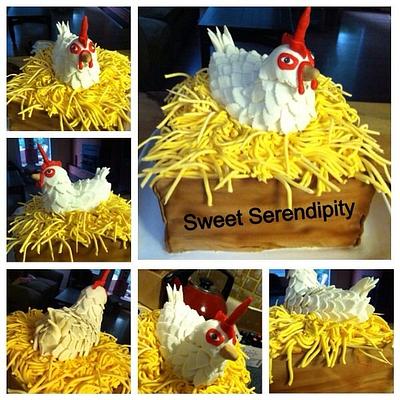 Chicken Horn - Cake by Sweet Serendipity by Sheila