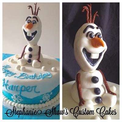 Olaf - Cake by Stephanie Shaw