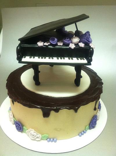 Piano cake - Cake by Karen Seeley