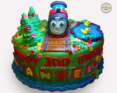 Thomas the train cake - Cake by Petitery cakes