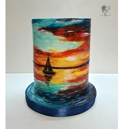 Hand-Painted Cake - Cake by Antonia Lazarova