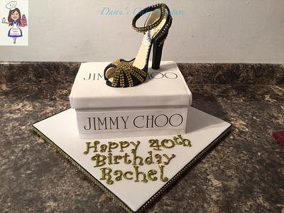 Shoe box and shoe - Cake by Dawnscakecouture