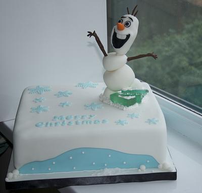Olaf Cake - Cake by Sweet_Tooth