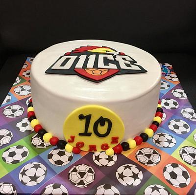 ONCE soccer cake  - Cake by N&N Cakes (Rodette De La O)