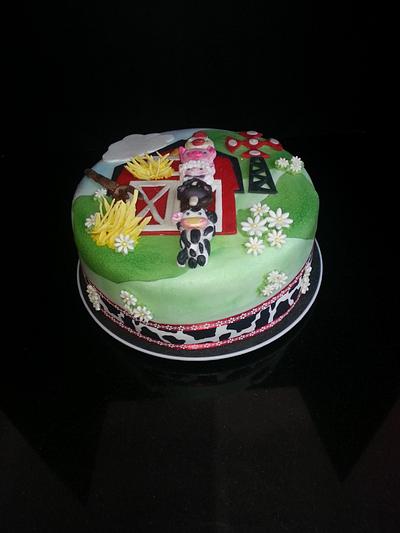 Farm theme baby shower cake - Cake by Tara