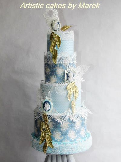 Vintage Wedding cake - Cake by Marek