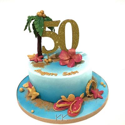 Birthday Beach  - Cake by Donatella Bussacchetti