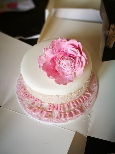 Rose for Jilly - Cake by Sweets by Marta