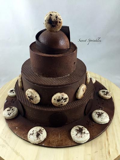 Tiered Entremet - Cake by Deepa Pathmanathan