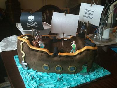 pirate ship - Cake by pat & emma