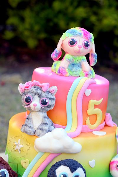 Beanie Boo Cake - Cake by Znique Creations