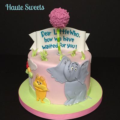 Horton & Lorax baby shower cake - Cake by Hiromi Greer