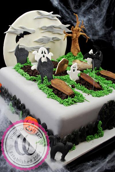 Halloween Graveyard Cake by Windsor - Cake by Windsor Craft