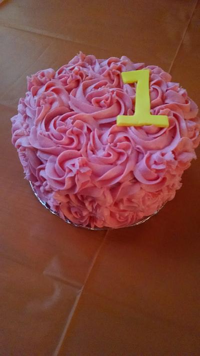 Happy 1st Birthday Emily - Cake by Jhelm01