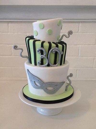 Masquerade mad hatter cake - Cake by Kathy Cope