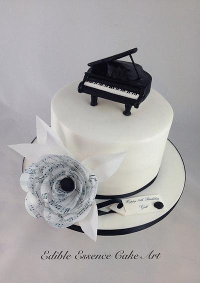 Piano  - Cake by Edible Essence Cake Art