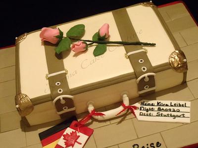 Vintage Suitcase - Cake by Terri