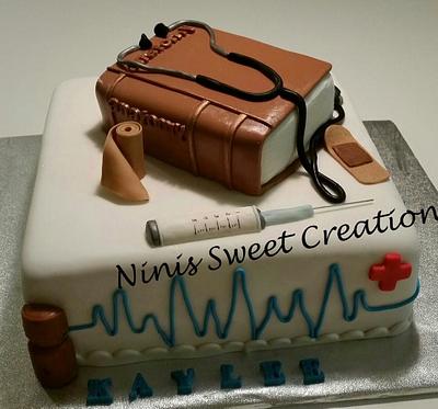 Nurse Themed Birthday Cake - Cake by Maria