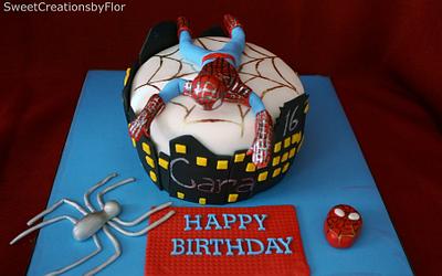 Spiderman Cake - Cake by SweetCreationsbyFlor