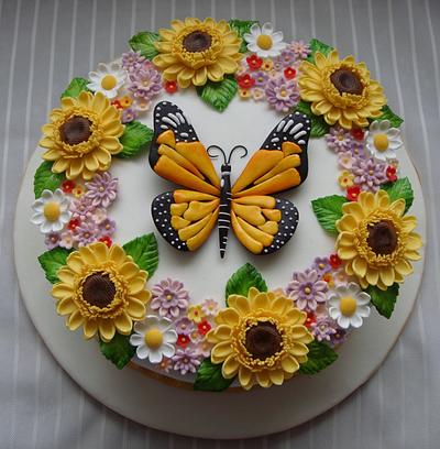 Sunflower cake - Cake by Zohreh