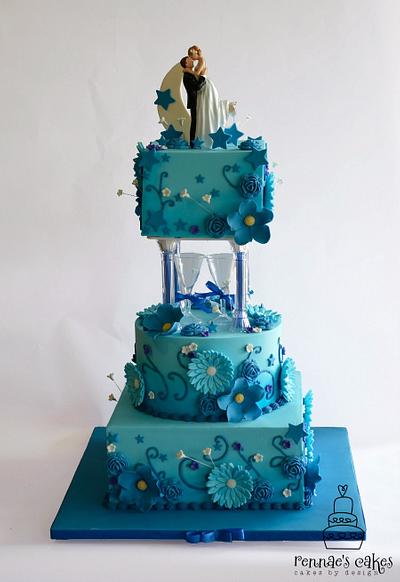 Something Blue - Cake by Cakes by Design