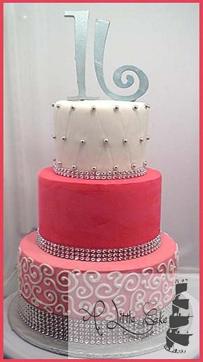 Sweet-16-Birthday-Cake - Cake by Leo Sciancalepore